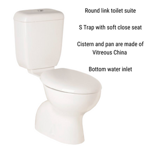 Toilet suite - Supplied and Installed
